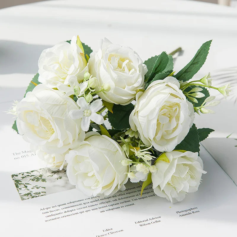 fleurs artificielles pour décoration mariage et scrapbooking - vue 9 sur 9