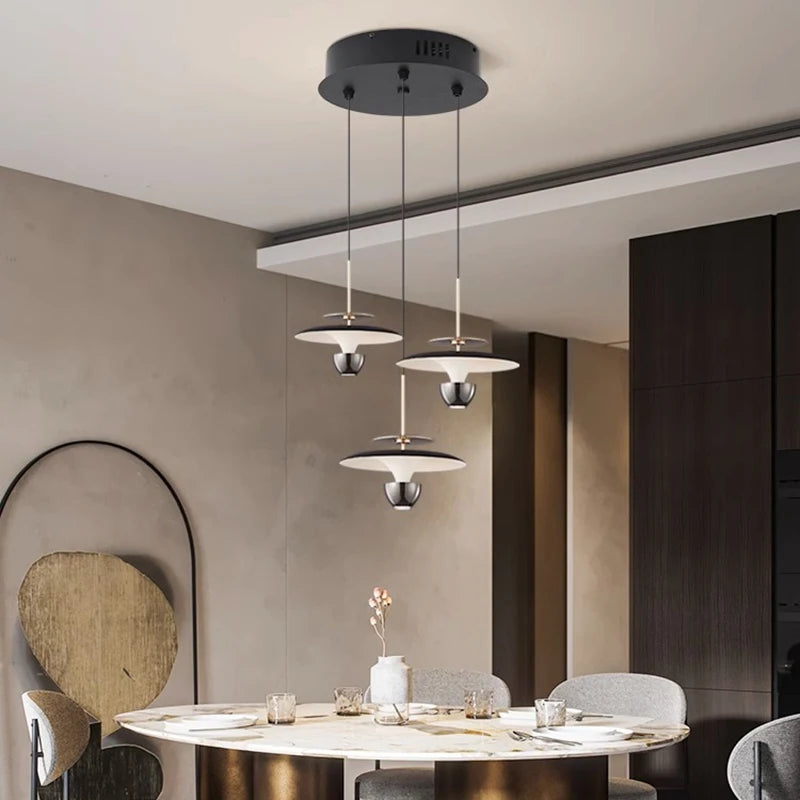 Lustres de décoration nordique pour salle à manger lustre lampes suspendues lampes suspendues pour plafonnier éclairage intérieur - vue 6 sur 15