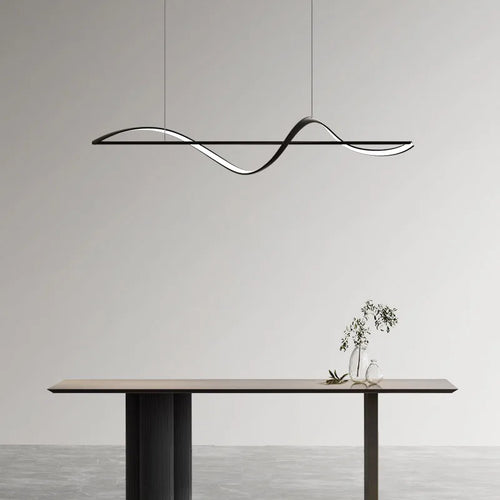 lustre moderne de restaurant bande longue minimaliste nouvelle collection 2023