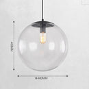 Minimalist nordic modern glass ball pendant light