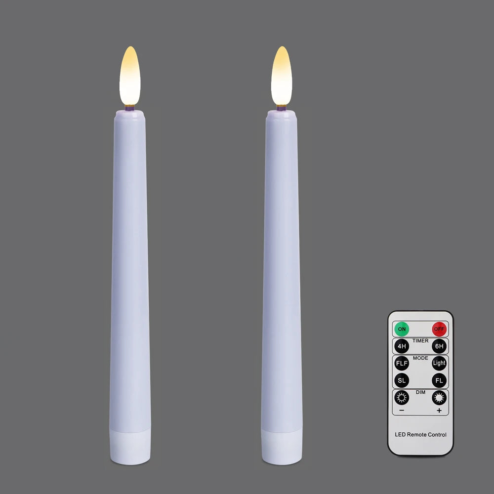 bougie led télécommandée avec minuterie pour décoration festive - vue 7 sur 11