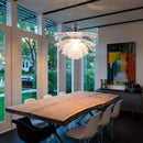 suspension led modernes en acrylique pour intérieur