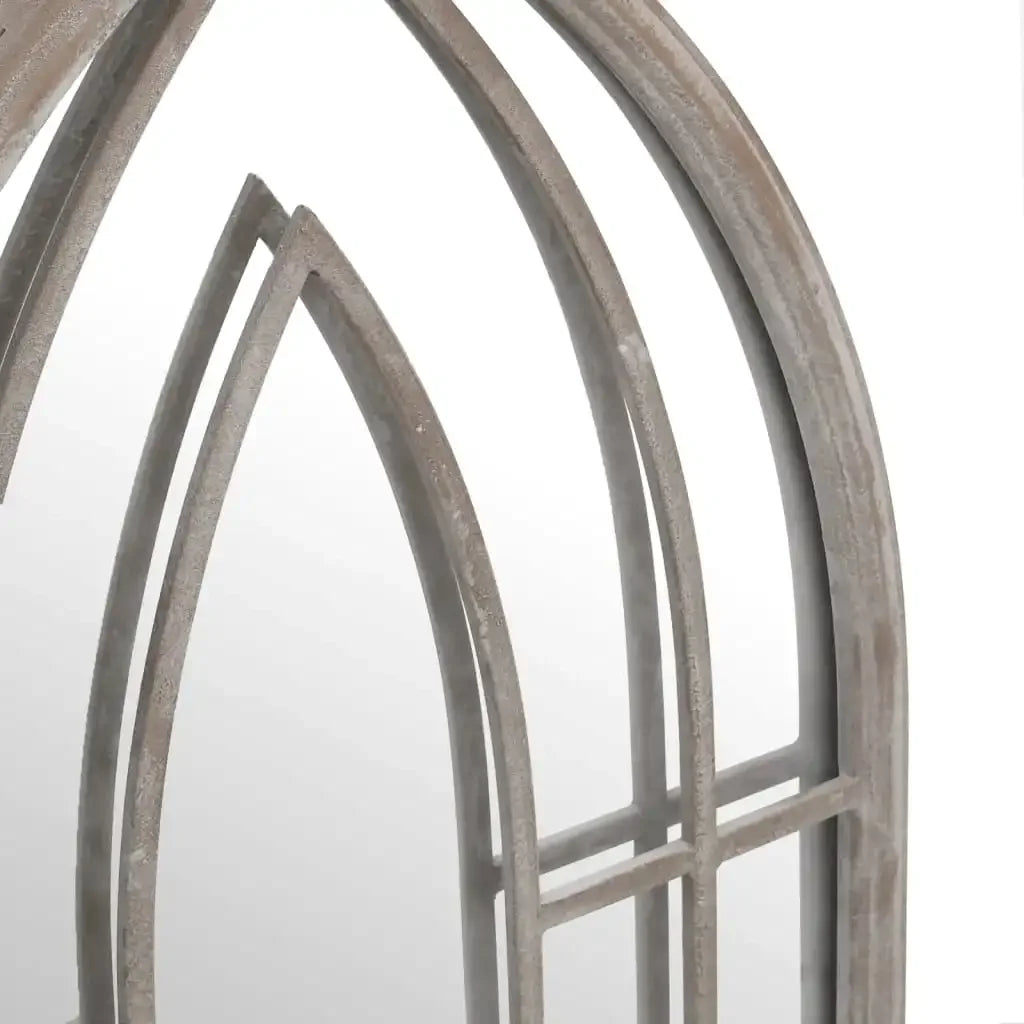 Sand mirror 100x45 cm iron for indoor use, home decoration wall decal living room decoration - vue 5 sur 7
