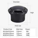Led Underground Light One, Two, Four Side Inground Lamp Outdoor Waterproof Villa Garden Garden Light 12w 18w Floor Light