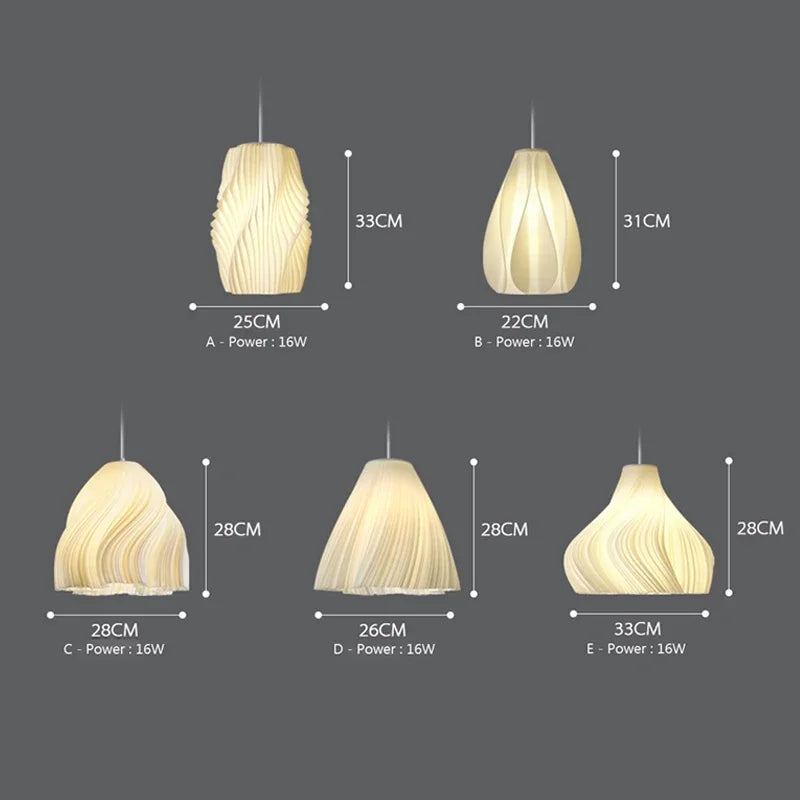 Suspension nordique 3d pour décoration de maison - vue 5 sur 16