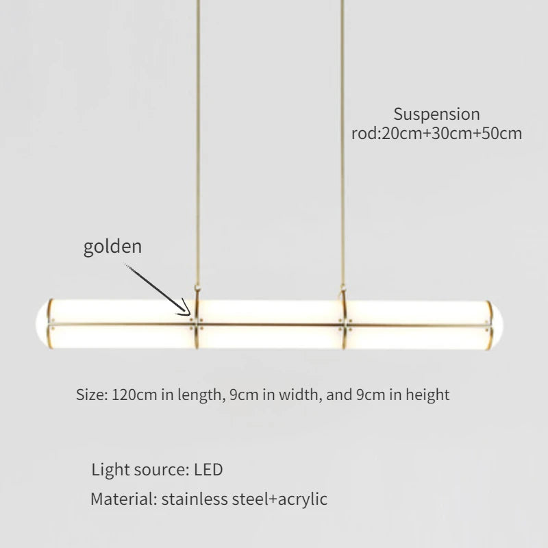 Nordic minimalist chandelier for restaurant and café - vue 12 sur 12
