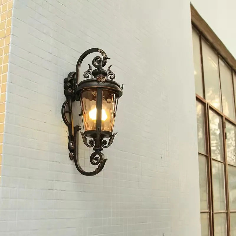 applique murale led extérieure étanche style européen américain - vue 4 sur 11