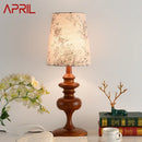 Modern desk lamp, retro creative living room, study room, villa, hotel bedroom, interior decoration, glossy LED bedside lamp
