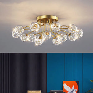 Modern iron LED chandelier for stylish lofts