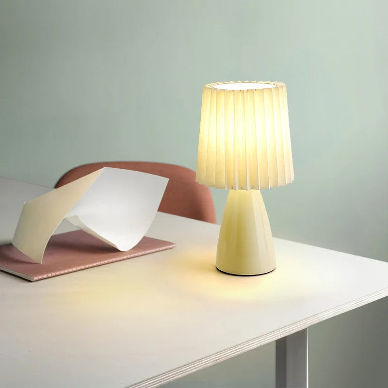Lampe bureau rétro net rouge veilleuse chaleur - vue 4 sur 13