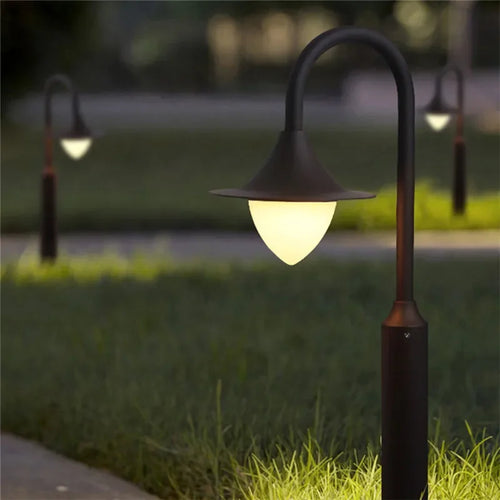 Contemporary outdoor LED lamp for garden and courtyard - vue 4 sur 47