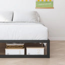 King Size Bed Frame, Metal Platform Mattress Foundation With Steel Slat Support, No Box Spring Needed,8 Inch King Size Bed Frame