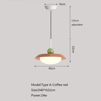 Suspension nordique led décoration maison éclairage intérieur