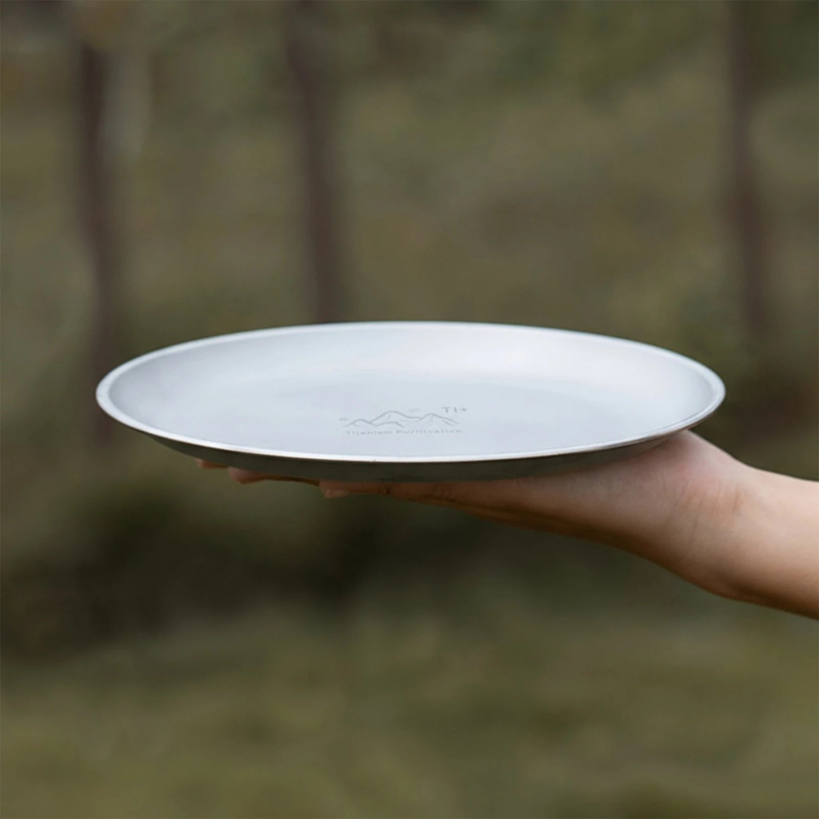 Assiette titane légère camping randonnée 14 17 20cm - vue 3 sur 7