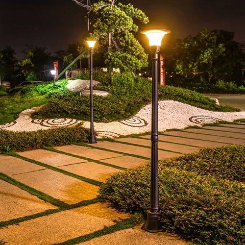 Solar LED garden lamp for outdoor paths and garden - vue 5 sur 13