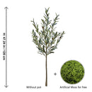 Realistic artificial olive tree for indoor and outdoor decoration