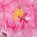 Artificial silk poppy pink realistic festive decoration flower