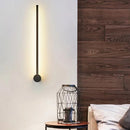 Minimalist long strip LED wall light for indoor decoration