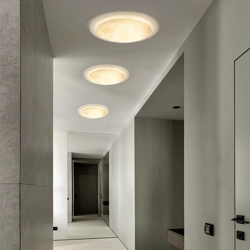 plafonnier en acrylique tricolor led design moderne élégant - vue 4 sur 9