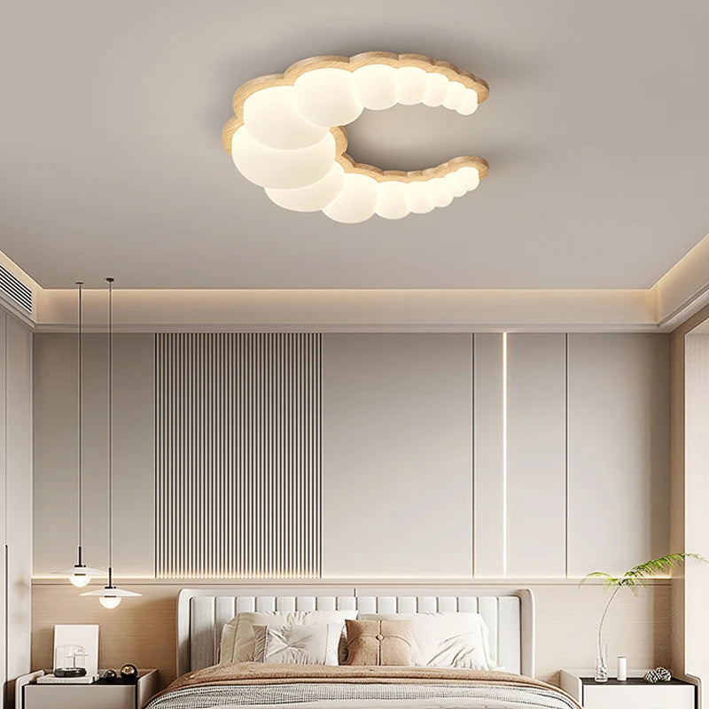 lustre led intelligent avec télécommande pour décoration moderne - vue 4 sur 10