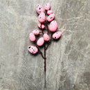 Easter decorations with branches and colourful eggs 2025