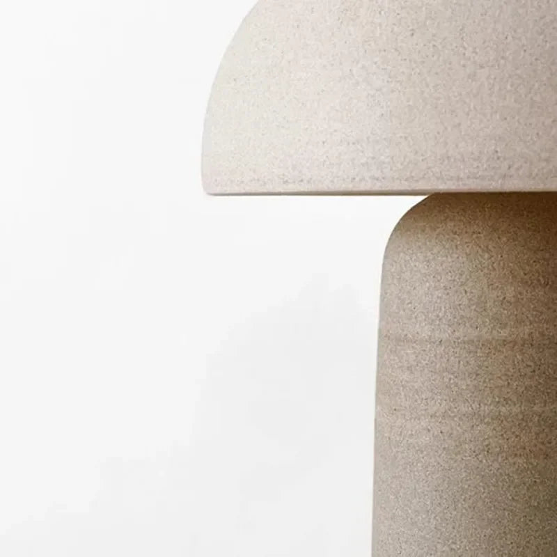 lampe rétro en céramique design créatif style champignon décoratif - vue 7 sur 8