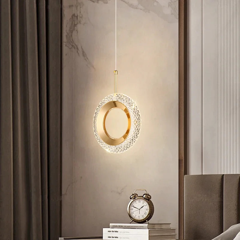 Modern Luxury Simple Ceiling Chandelier Retro Metal Bedhead Living Room Main Dining Room Bedroom Pendant Light Led Home Decor - vue 5 sur 13