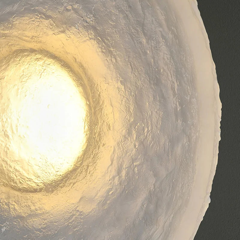 applique murale design postmoderne ronde éclairage vintage rétro - vue 6 sur 6