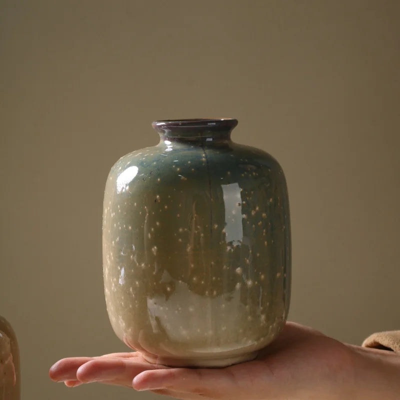 vase en céramique décoratif pour fleurs et plantes - vue 6 sur 8