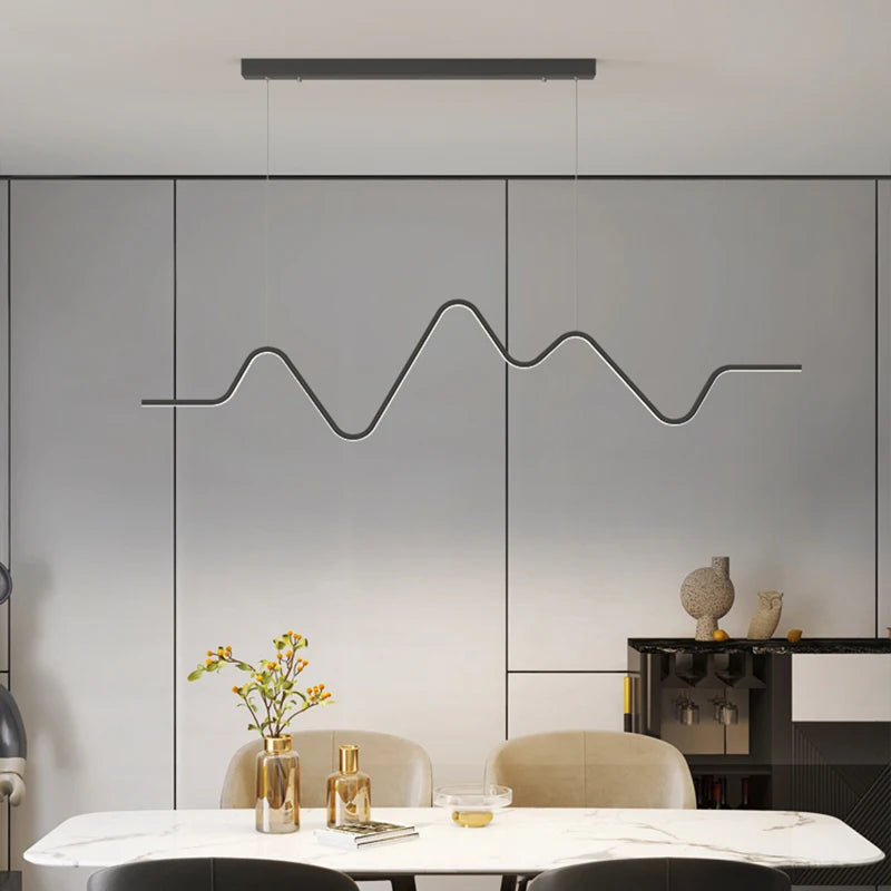 Nordic minimalist creative chandelier for café, bar and restaurant - vue 4 sur 10