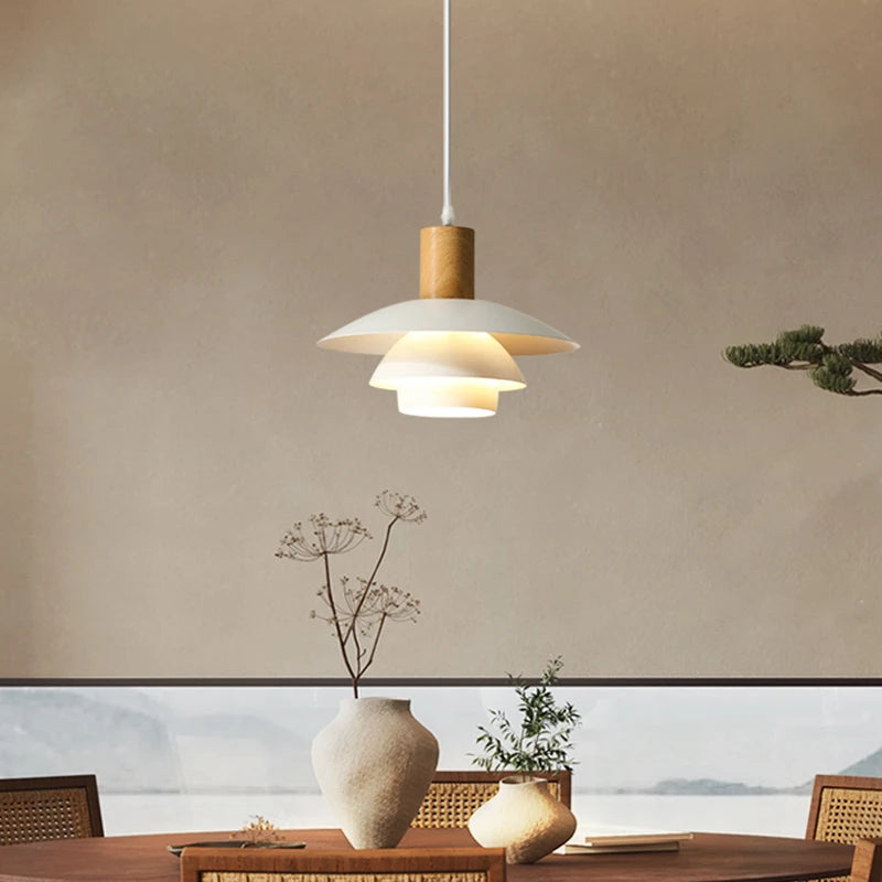 lustre nordique wabi-sabi design classique danois ph3/4 pour restaurant et bar - vue 5 sur 16