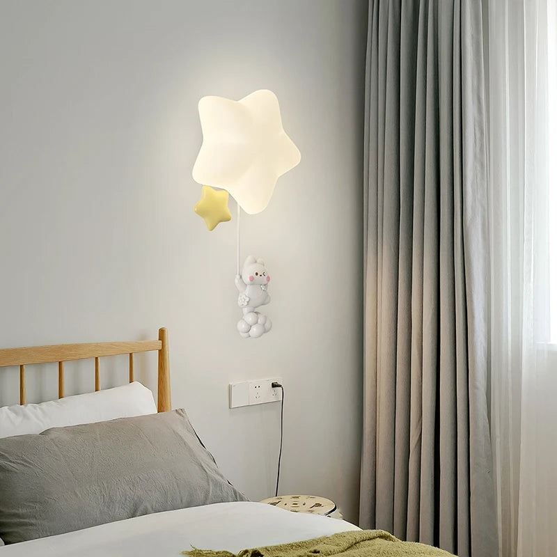 applique murale étoile animale romantique pour enfants - vue 5 sur 13