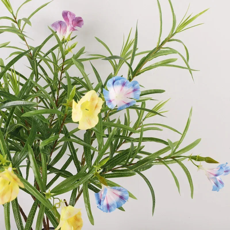 fleurs artificielles phlox en soie pour décoration de jardin - vue 7 sur 10