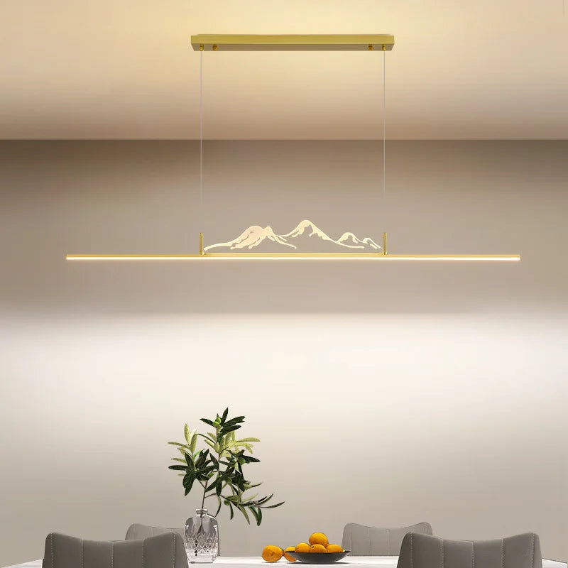 lustre moderne iceberg créatif pour restaurant et salon de thé - vue 4 sur 12