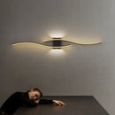Modern minimalist designer strip wall light loft decor