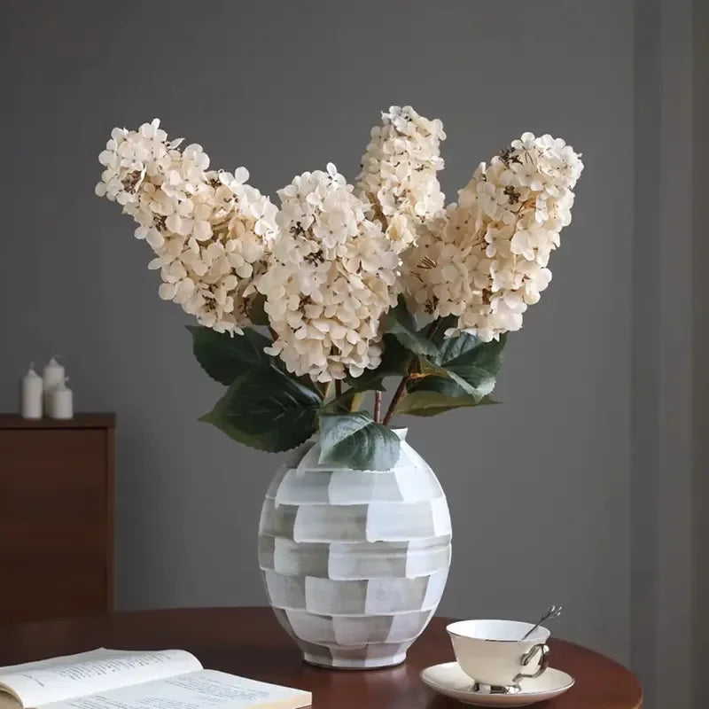 grande fleur d'hortensia artificielle pour décoration florale et mariage - vue 4 sur 11