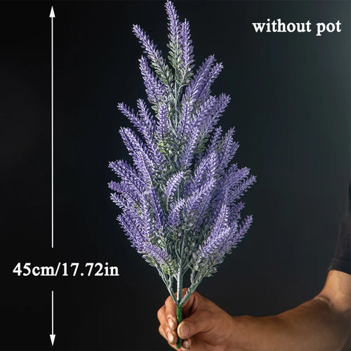 plantes de lavande artificielles pour décoration de table à domicile - vue 7 sur 7