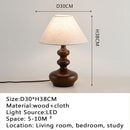 Modern desk lamp, retro creative living room, study room, villa, hotel bedroom, interior decoration, glossy LED bedside lamp