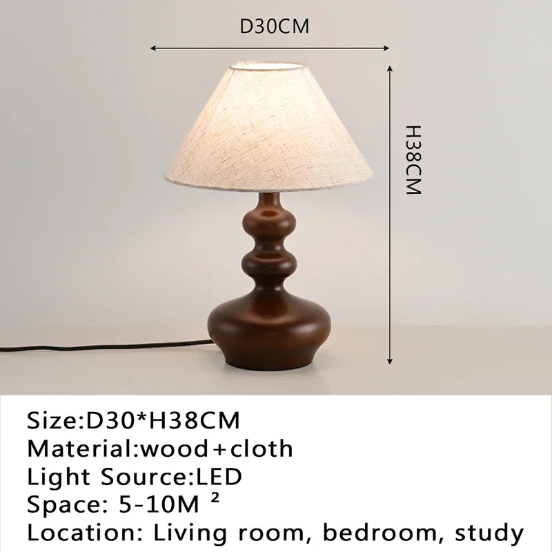 Modern desk lamp, retro creative living room, study room, villa, hotel bedroom, interior decoration, glossy LED bedside lamp - vue 7 sur 21