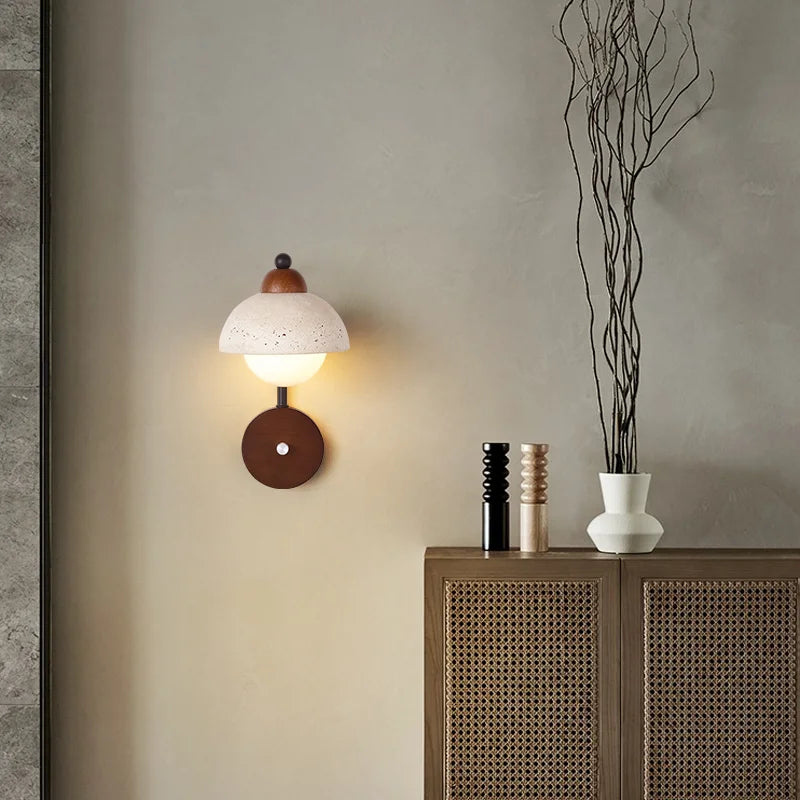 applique murale décorative en pierre naturelle pour un éclairage élégant - vue 5 sur 7