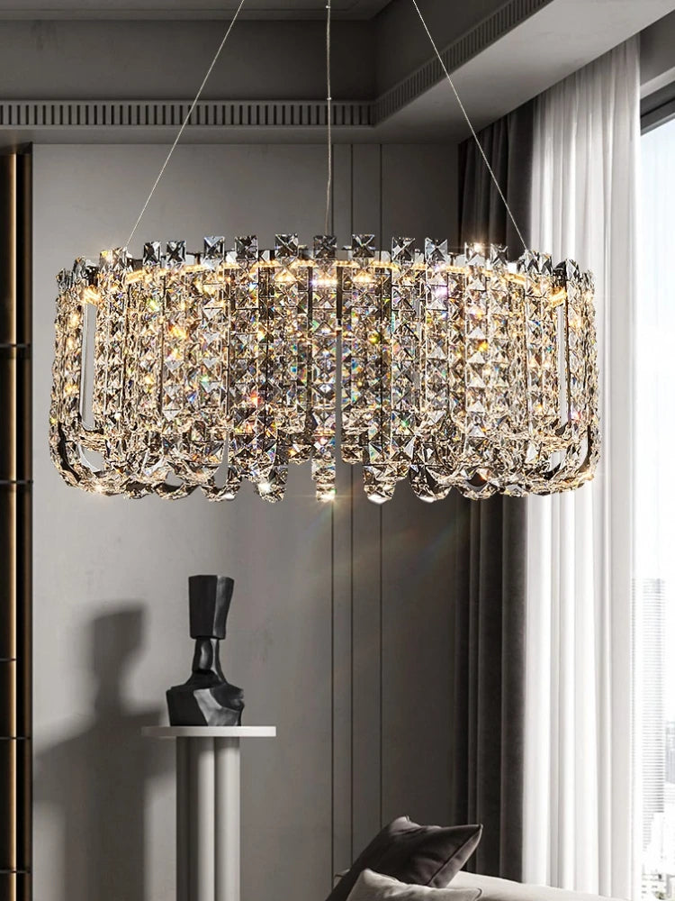 lustre en cristal moderne pour un intérieur élégant et raffiné - vue 5 sur 9
