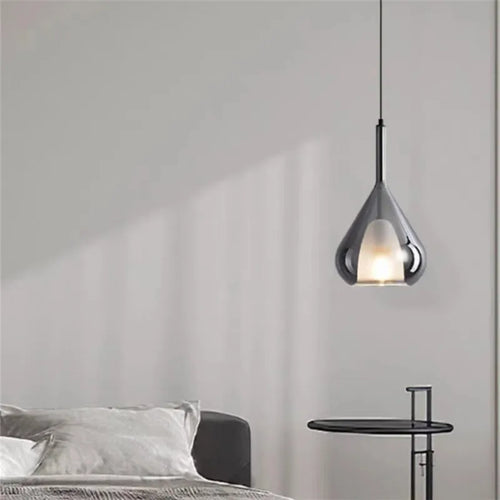 suspension en verre à plusieurs têtes pour intérieur moderne - vue 4 sur 23