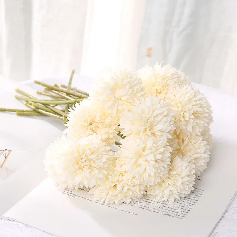 bouquet de fleurs artificielles pour décoration mariage et vases artisanaux - vue 8 sur 15