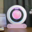 Magnetic Levitation Base Build-In Bluetooth & LED Light 4in Globe Desk Lamp Night Light for Room, Home, Office Desk Toys Decor