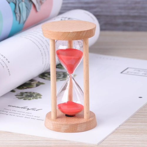 sablier en bois minuterie décorative pour enfants et anniversaires