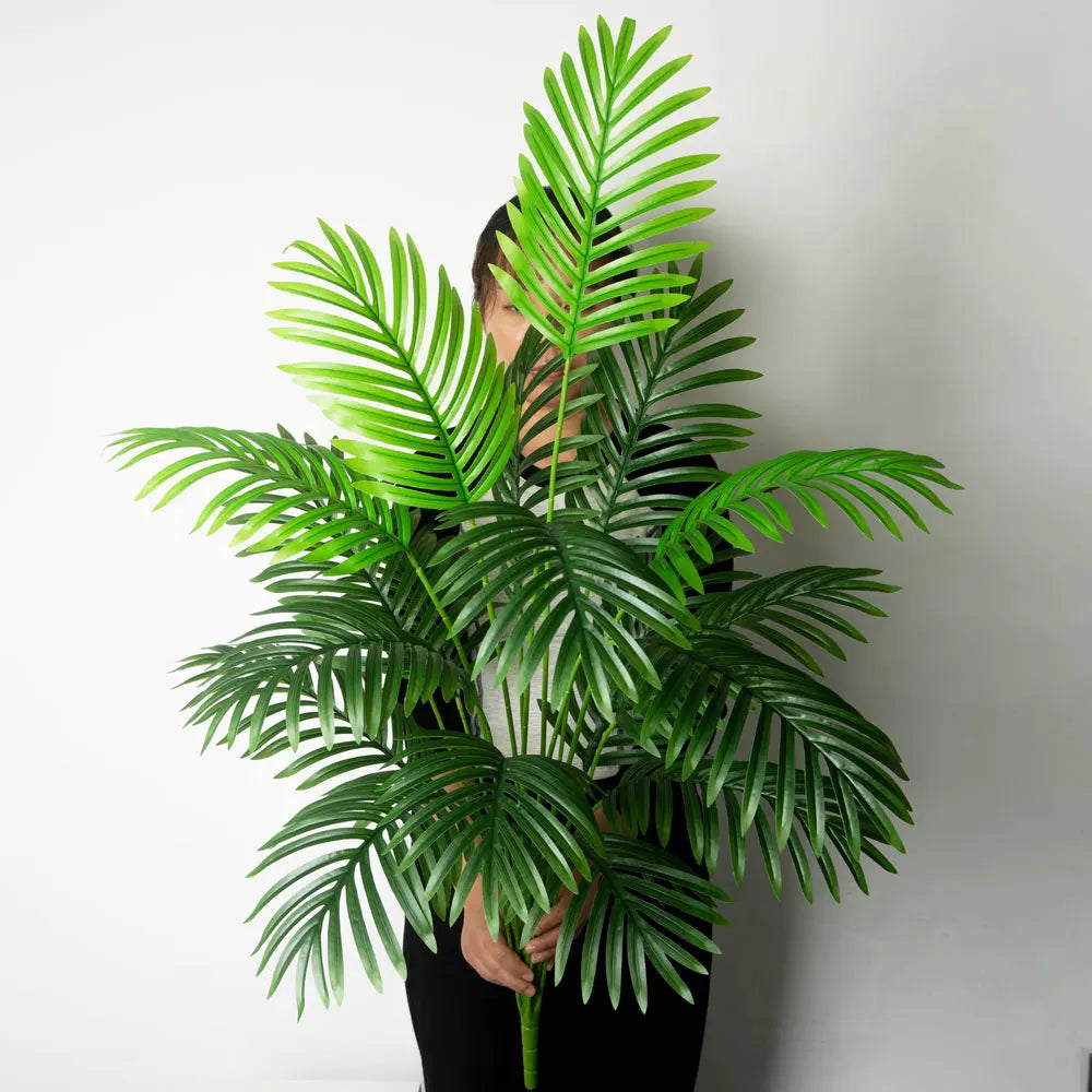 grand palmier artificiel feuillage tropical décoration intérieure extérieure - vue 5 sur 11