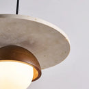 Modern LED pendant lamp, walnut stone pendant lamp, bedside lamp, indoor home decoration