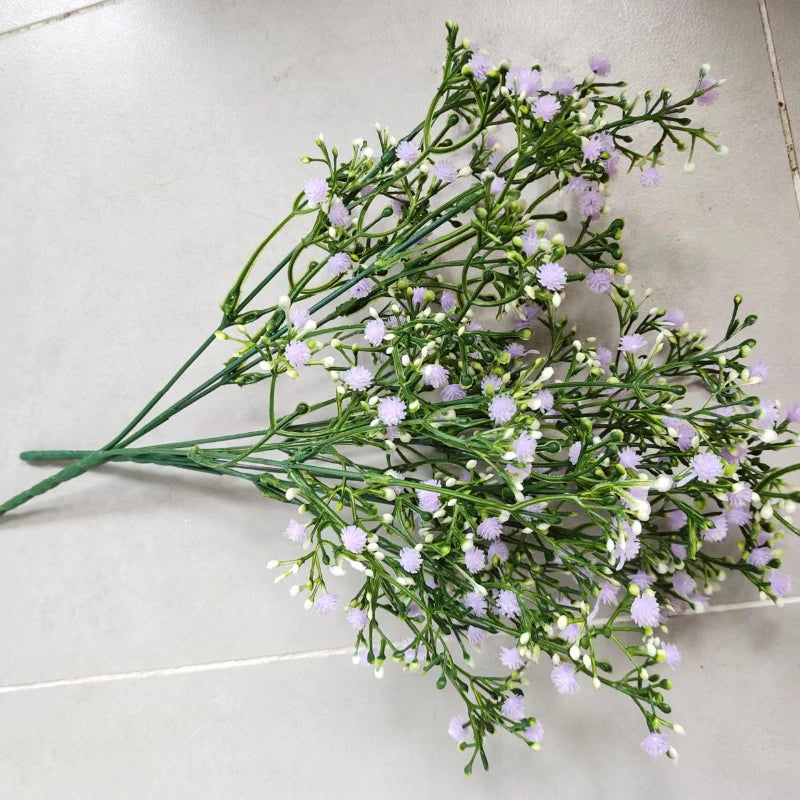 bouquets de gypsophile artificielle pour décoration intérieure et extérieure - vue 12 sur 15
