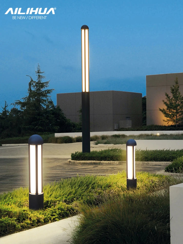 lampe de jardin extérieure villa led étanche lampadaire parc