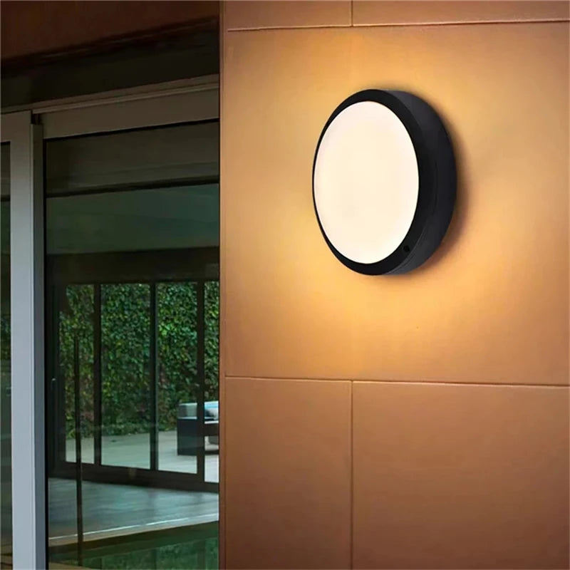 18W Radar capteur de mouvement étanche plafonnier extérieur salle de bains cuisine lumières lampe LED encastré balcon porche luminaires - vue 3 sur 6